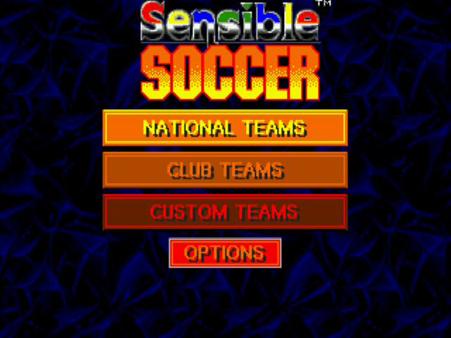 Sensible Soccer Title Screen